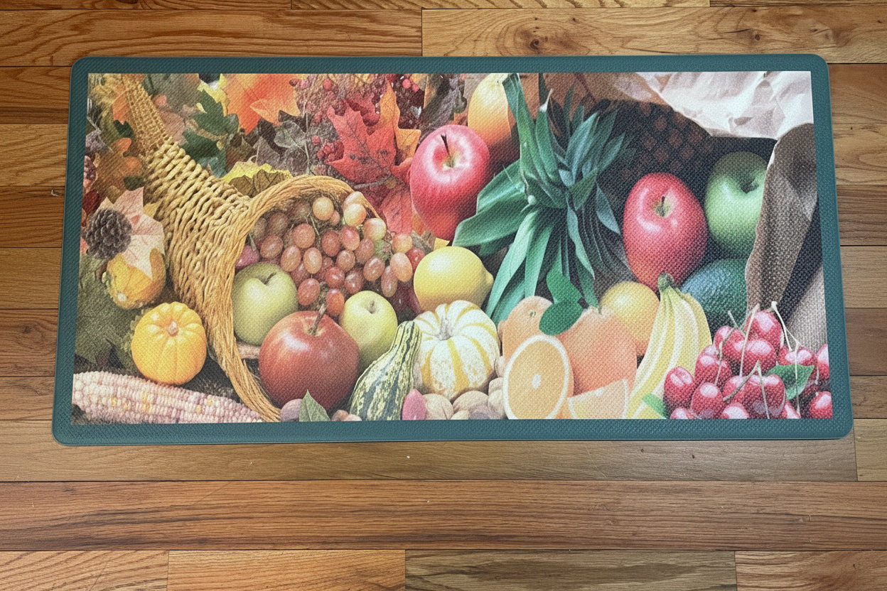 Kitchen Rug Mat Oil & Slip Resistant/ Water Repellent 20 x 39 FRUITS