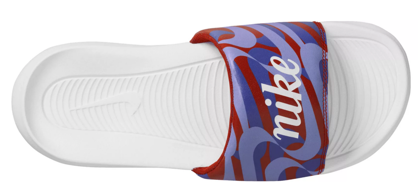Women's Nike Logo Print Slipper Slides Sandals Swirl