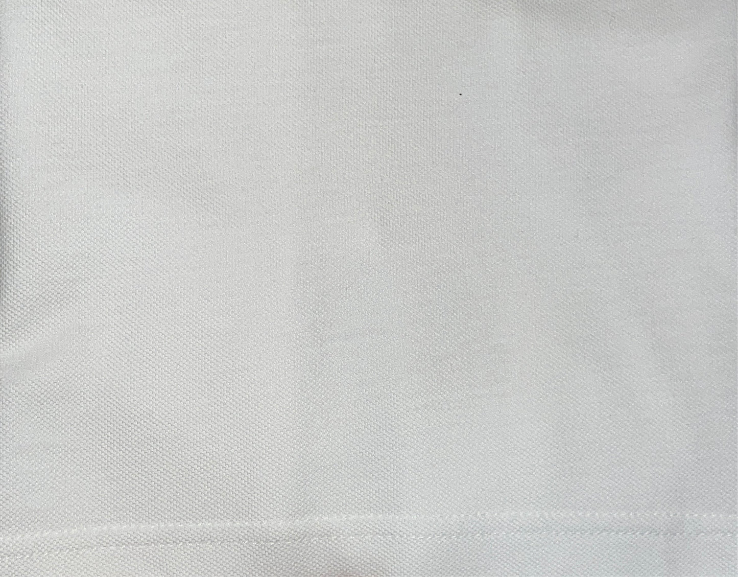Men's 100% Cotton Long Sleeve Polo Shirt White