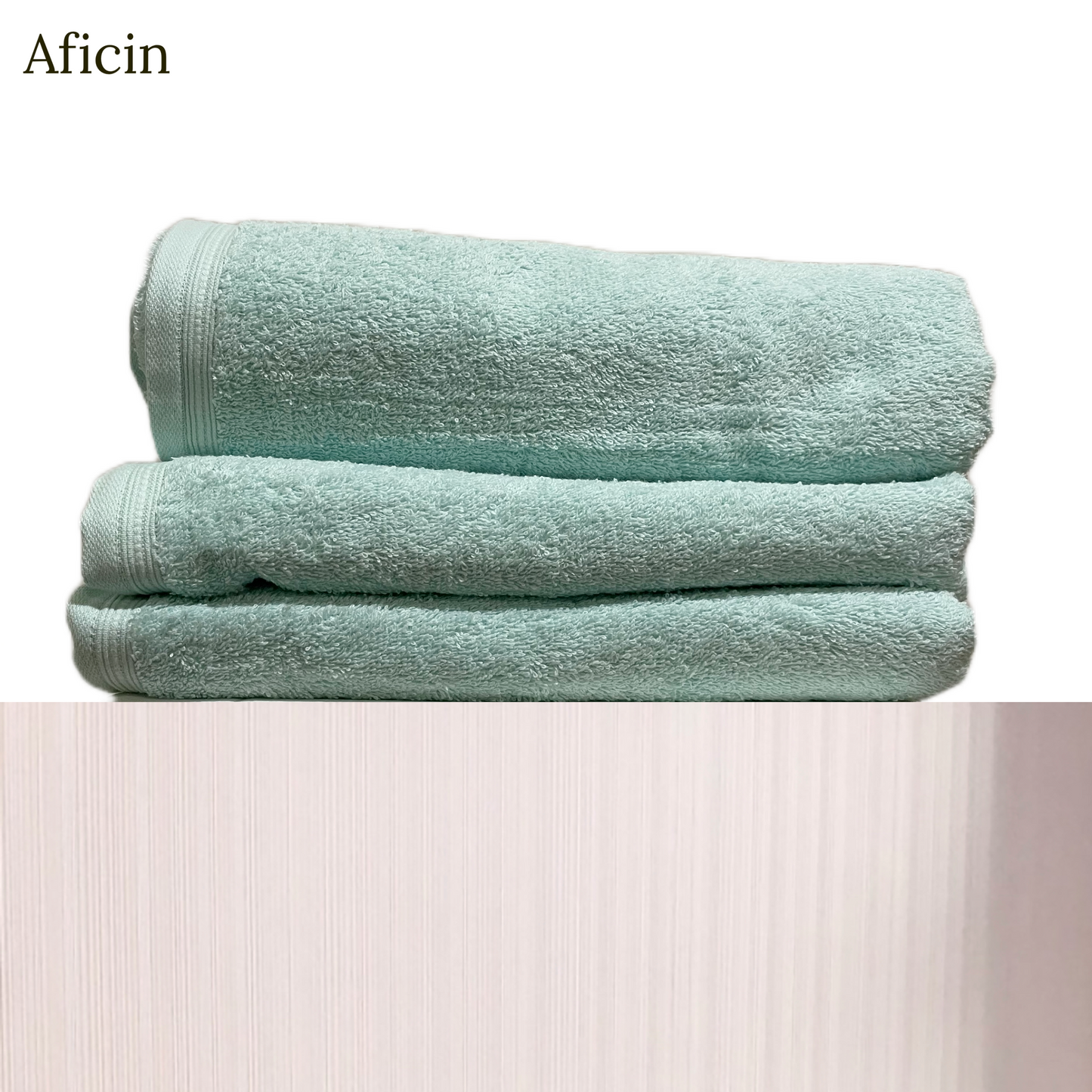 100% cotton Antimicrobial Towel Bath Towels AQUA MINT