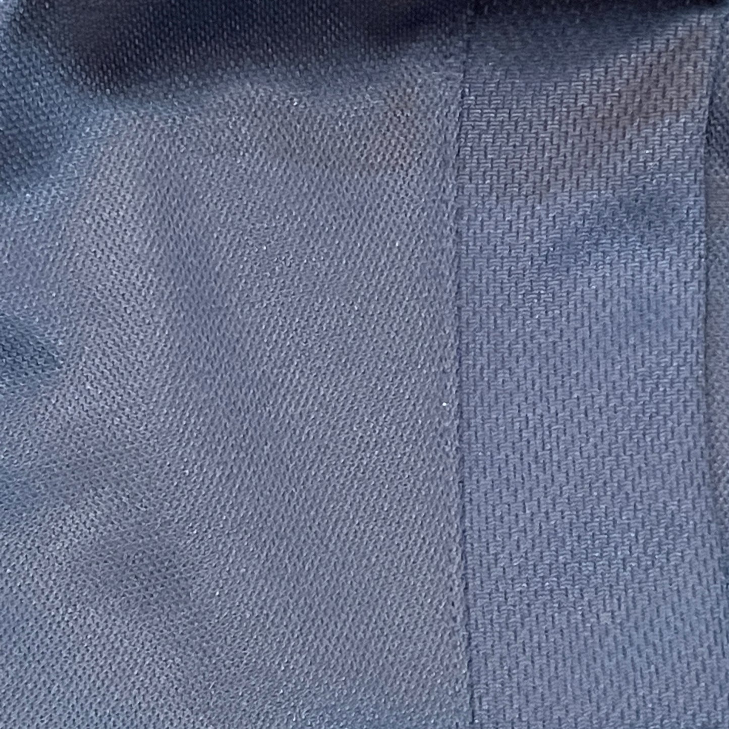 Men's Long Sleeve Polo Polyester Dress Shirt Navy Blue