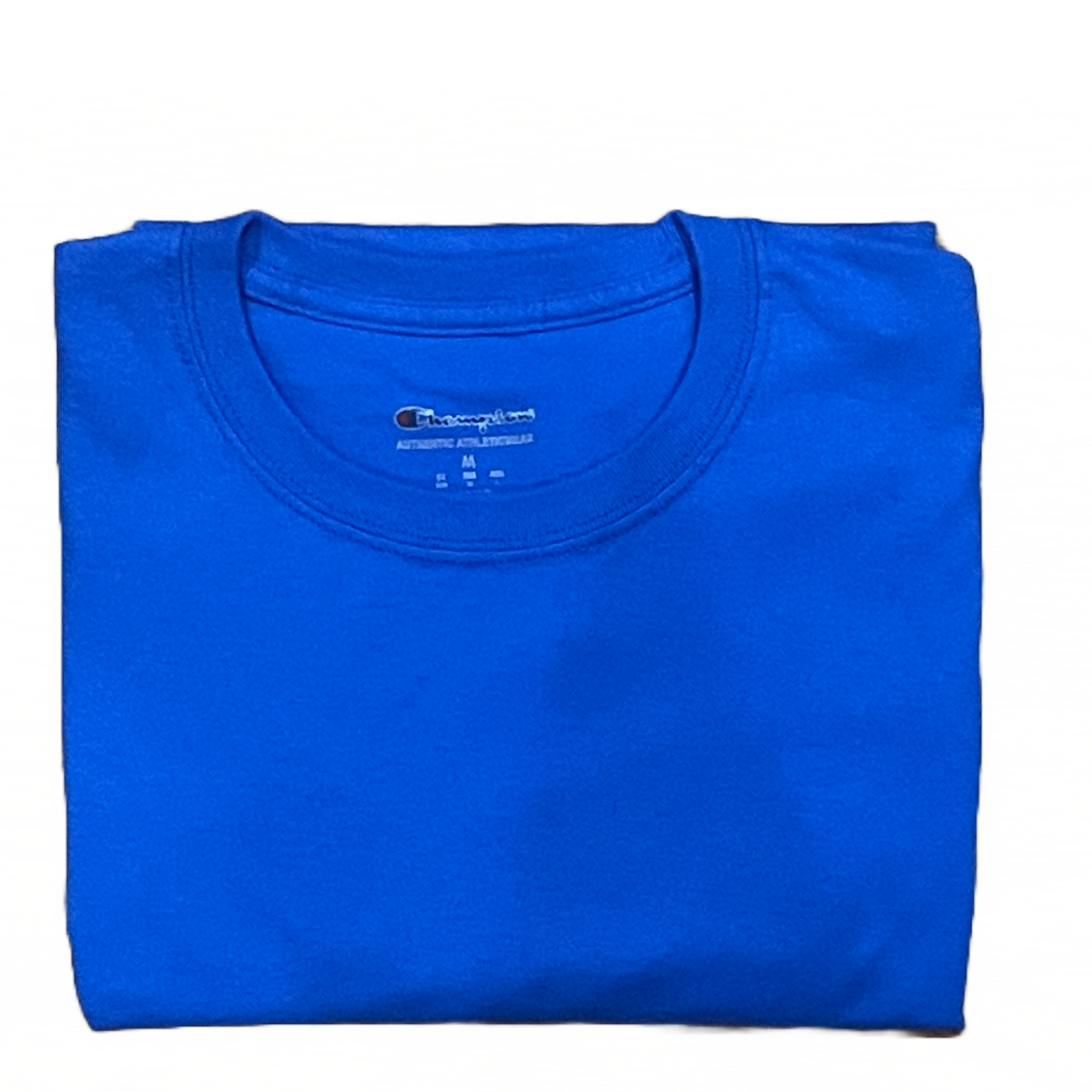 Men's 100% cotton Champion Short Sleeve Logo T-Shirt Blue