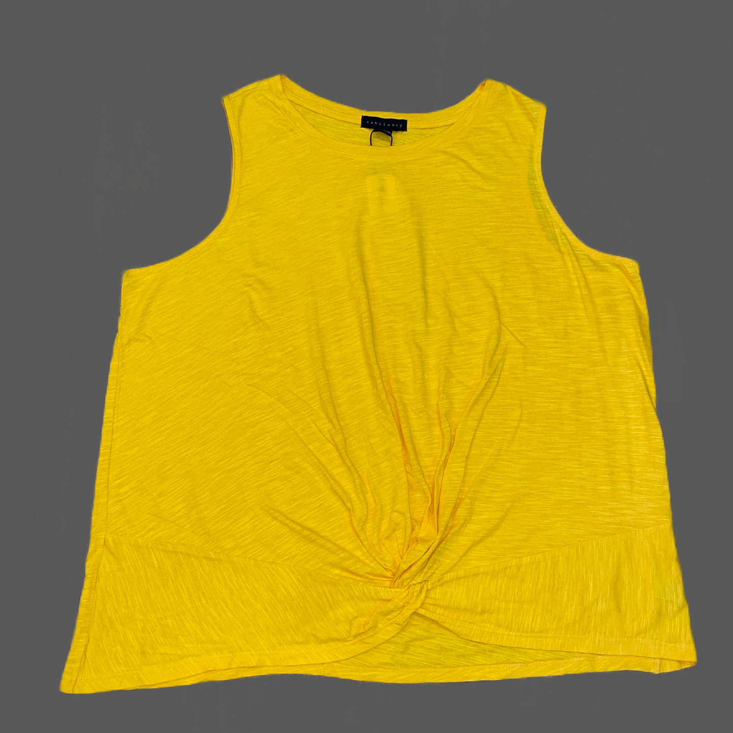 Women's Sleeveless Twist Hem Front Tank Top PLUS SIZE