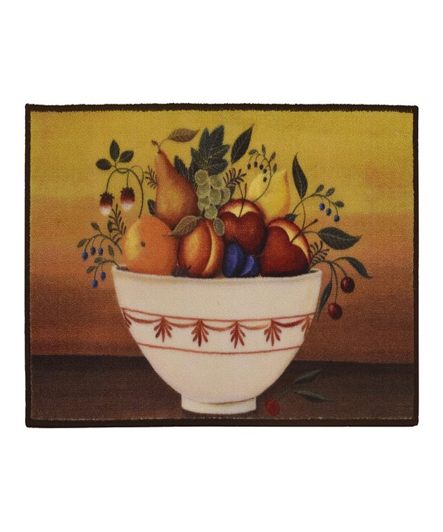 Kitchen Rug Mat luxurious 20 x 30 Fruit Bowl Non-Slip