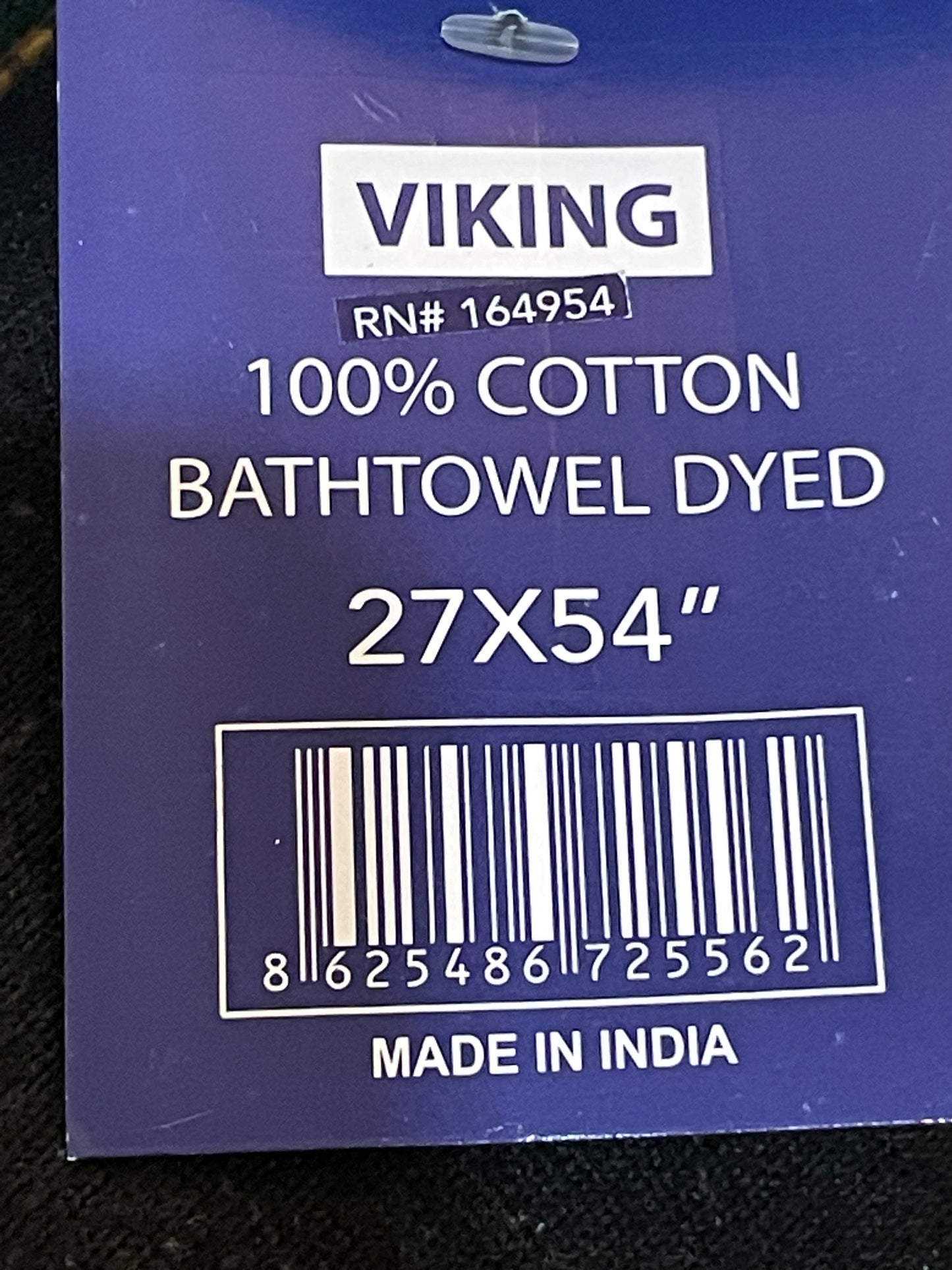 Towel Bath 100% Cotton Towels 27 x 54 Dark Gray