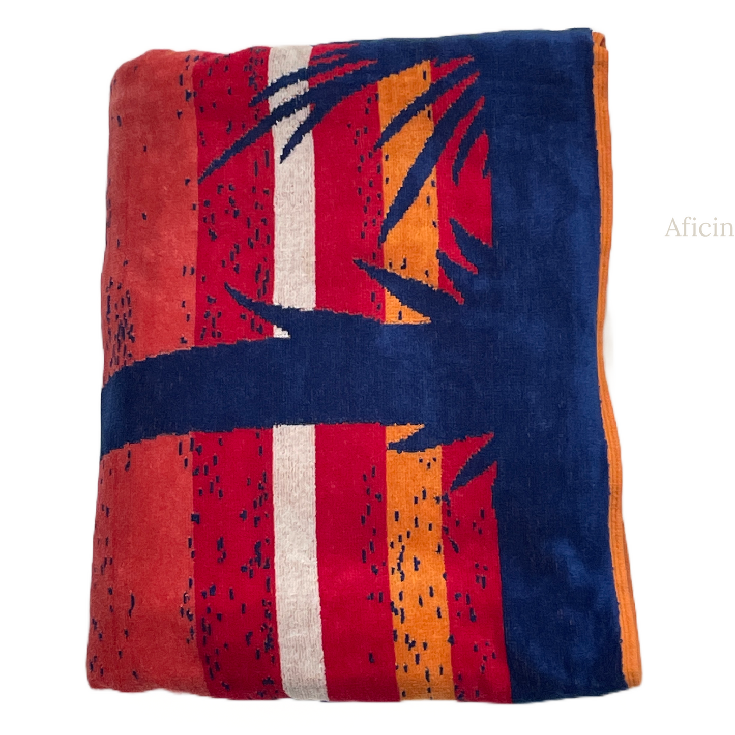 Bright & Colorful 40" W x 72" XL Oversized REVERSIBLE EXTRA-LARGE Towel Bath Sheets Beach Sunset Palm