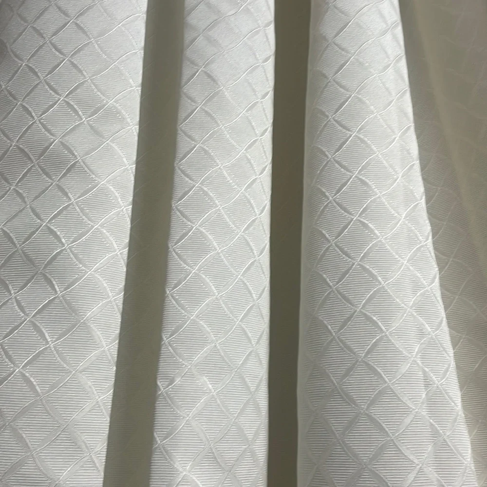 NEW DANIELLE GREY Geometric Shape patterned curtain drapes