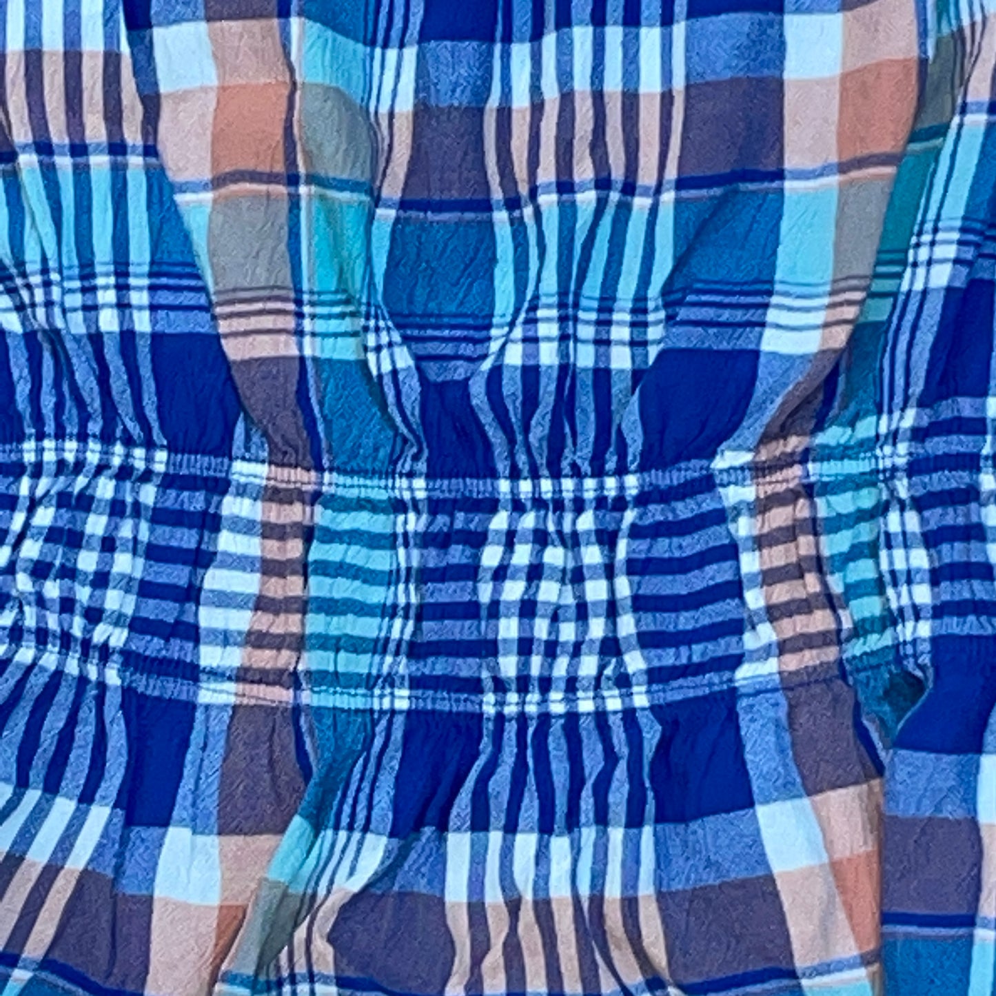 Women's Plaid Plus SizeCropped Cinch-Waist Tank