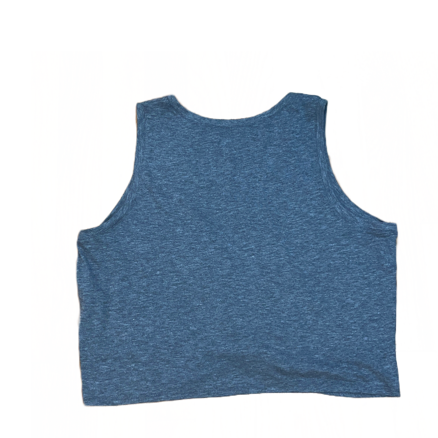Women's Solid Cropped Twist-Front Tank Plus Size