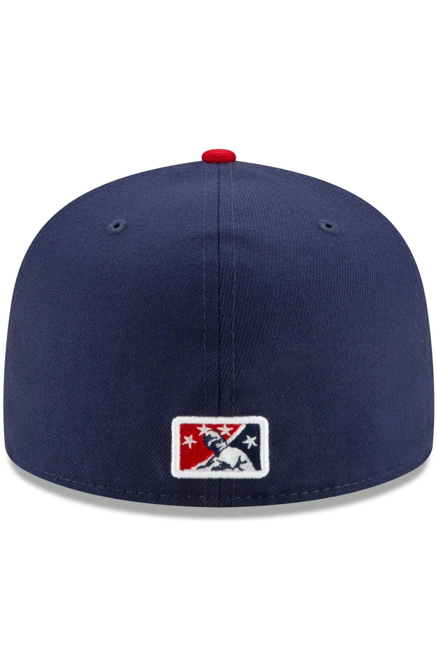 Mens Navy w Red 59 FIFTY Fitted Hat Cap