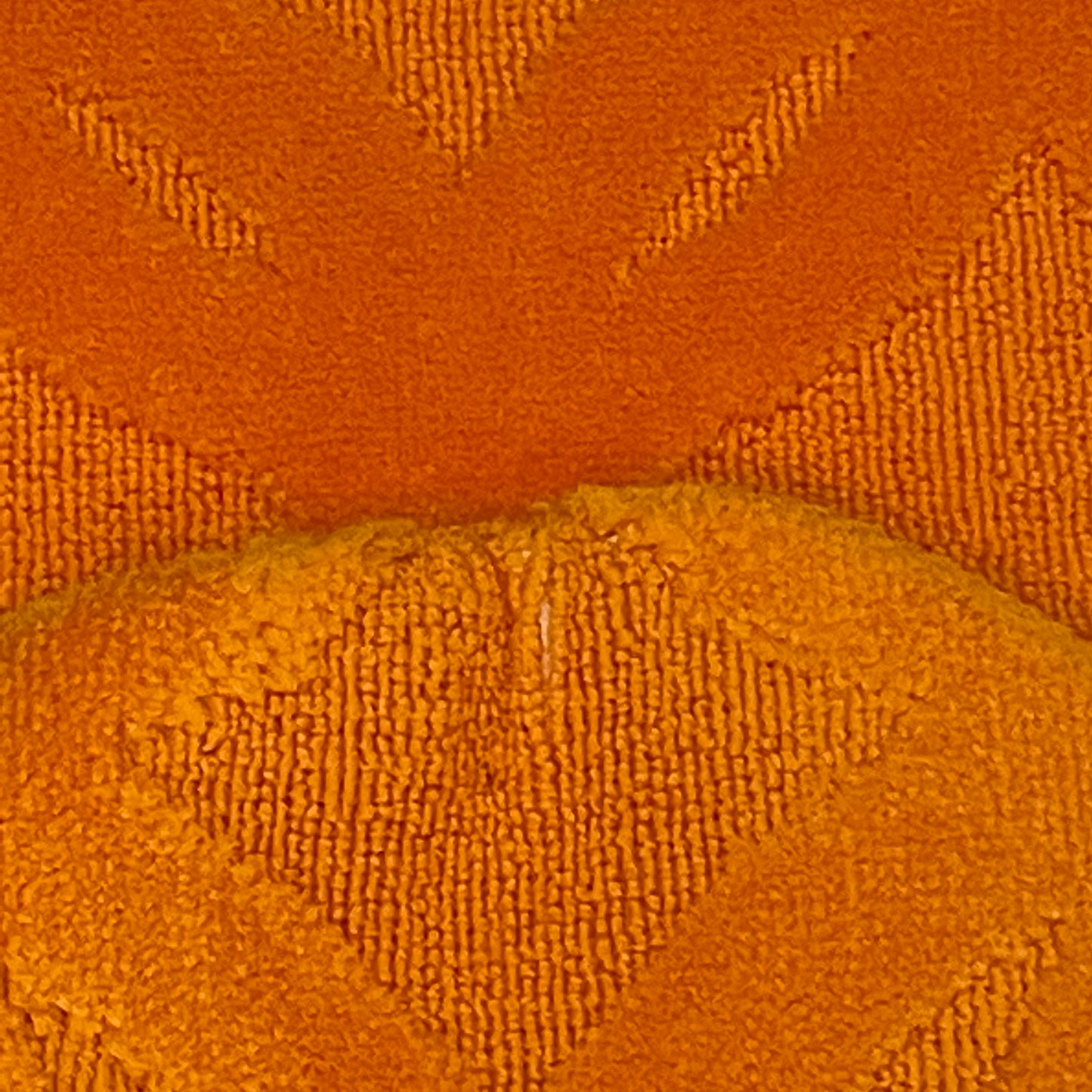 Soft 3 piece bathroom Mats Rug set Orange