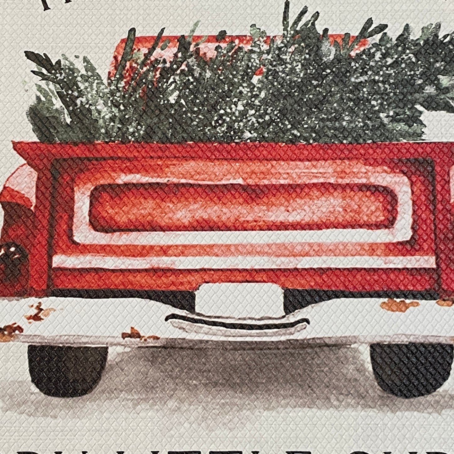 Christmas Holiday 30" x 18" Little Tree Multicolor Anti-Fatigue Kitchen Mat