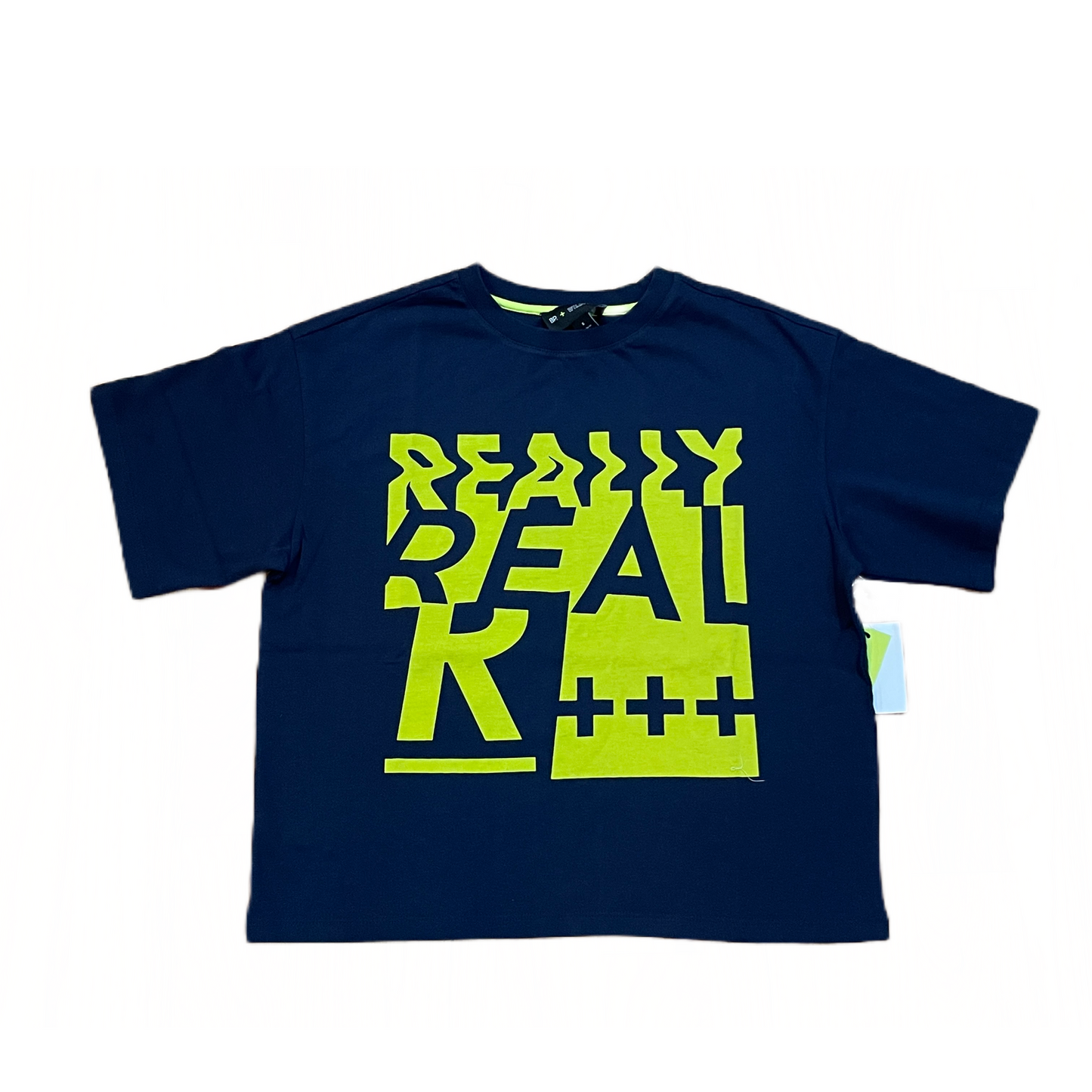 Women's Boxy Graphic Print " REALLY REAL" Tee T-Shirt