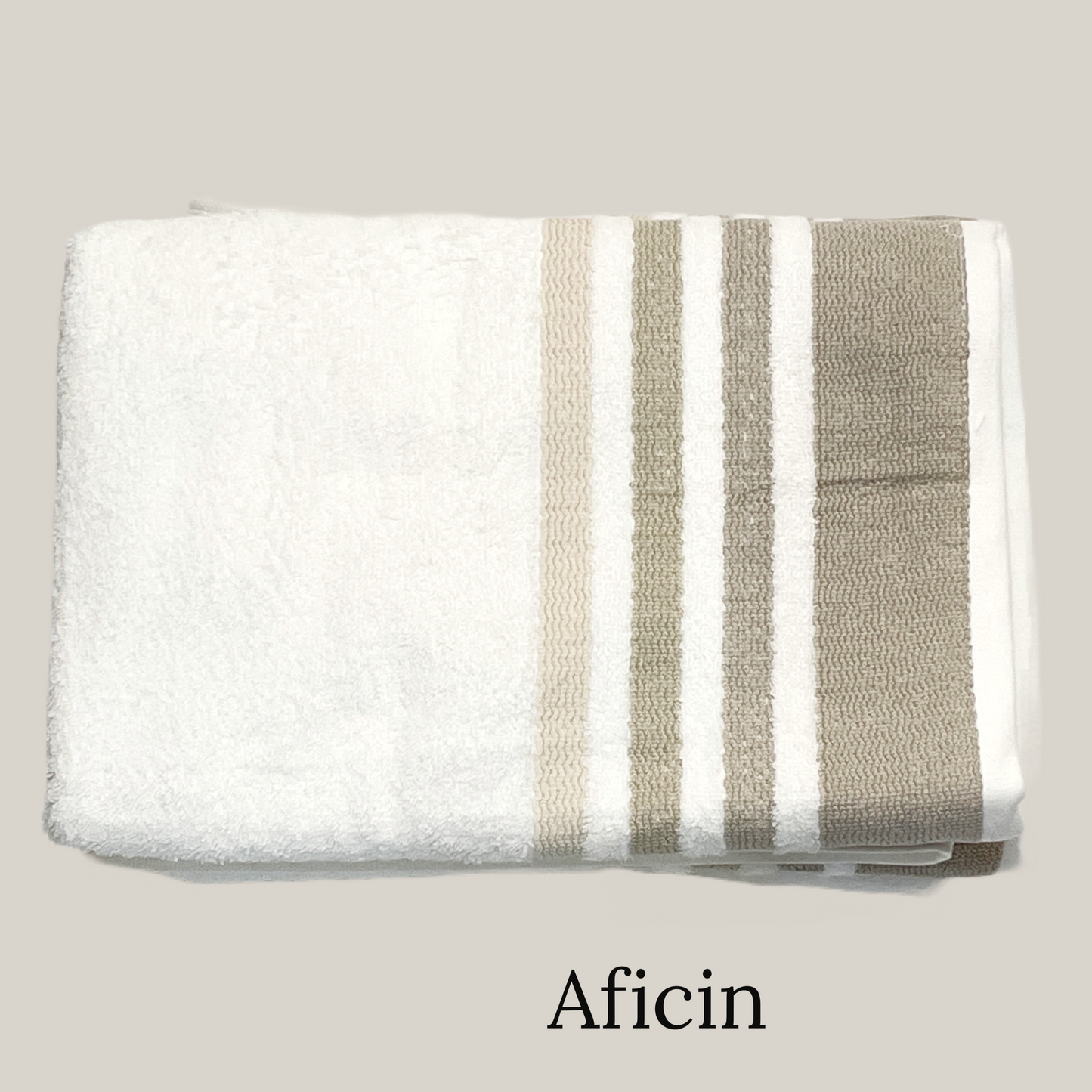 100% cotton Antimicrobial Towel Bath Towels WHITE STRIPE