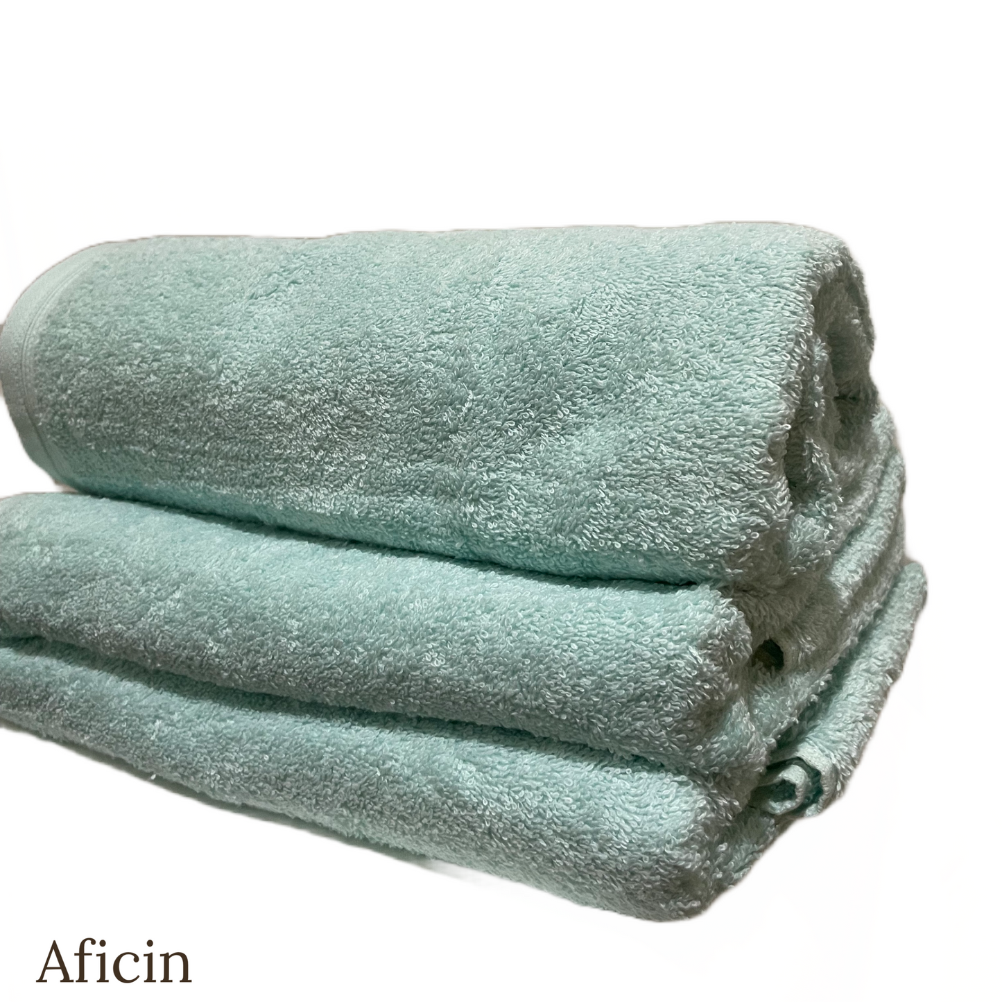 100% cotton Antimicrobial Towel Bath Towels AQUA MINT