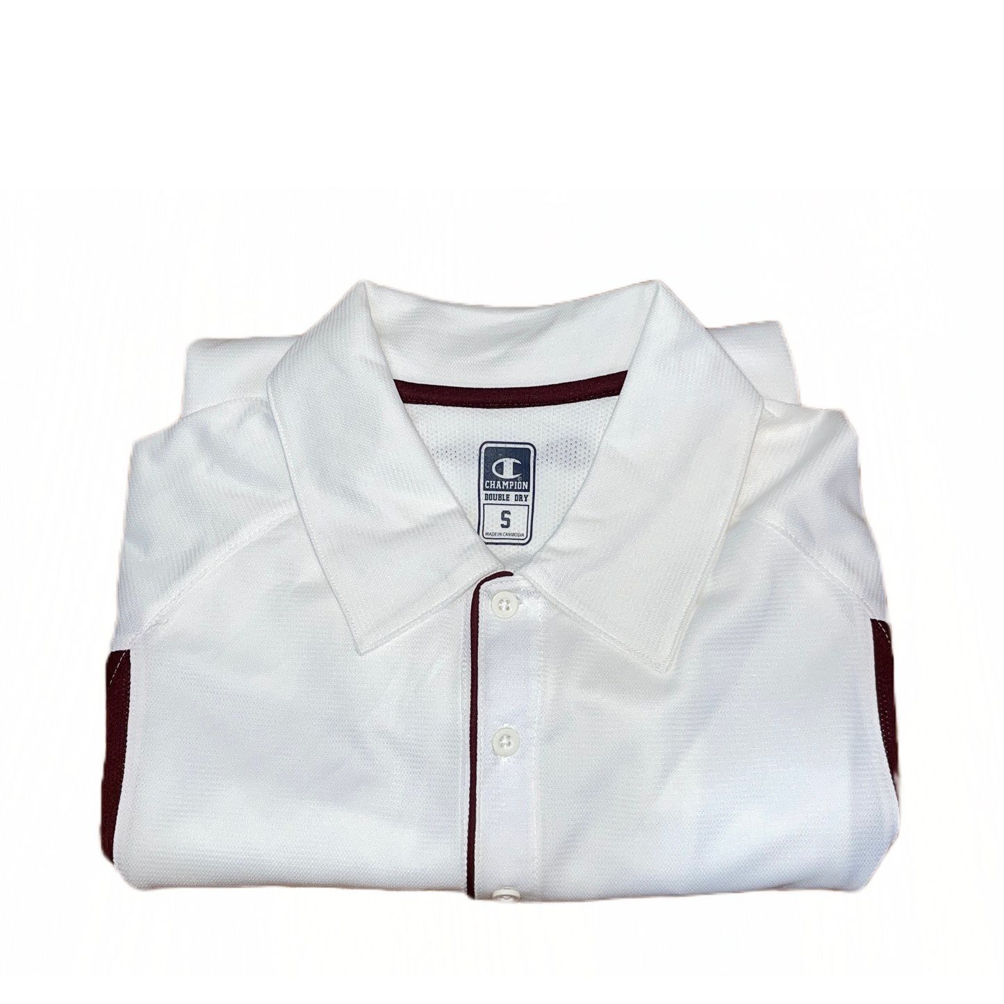 Champion men's Mesh Insert Color Stripe polo shirt S