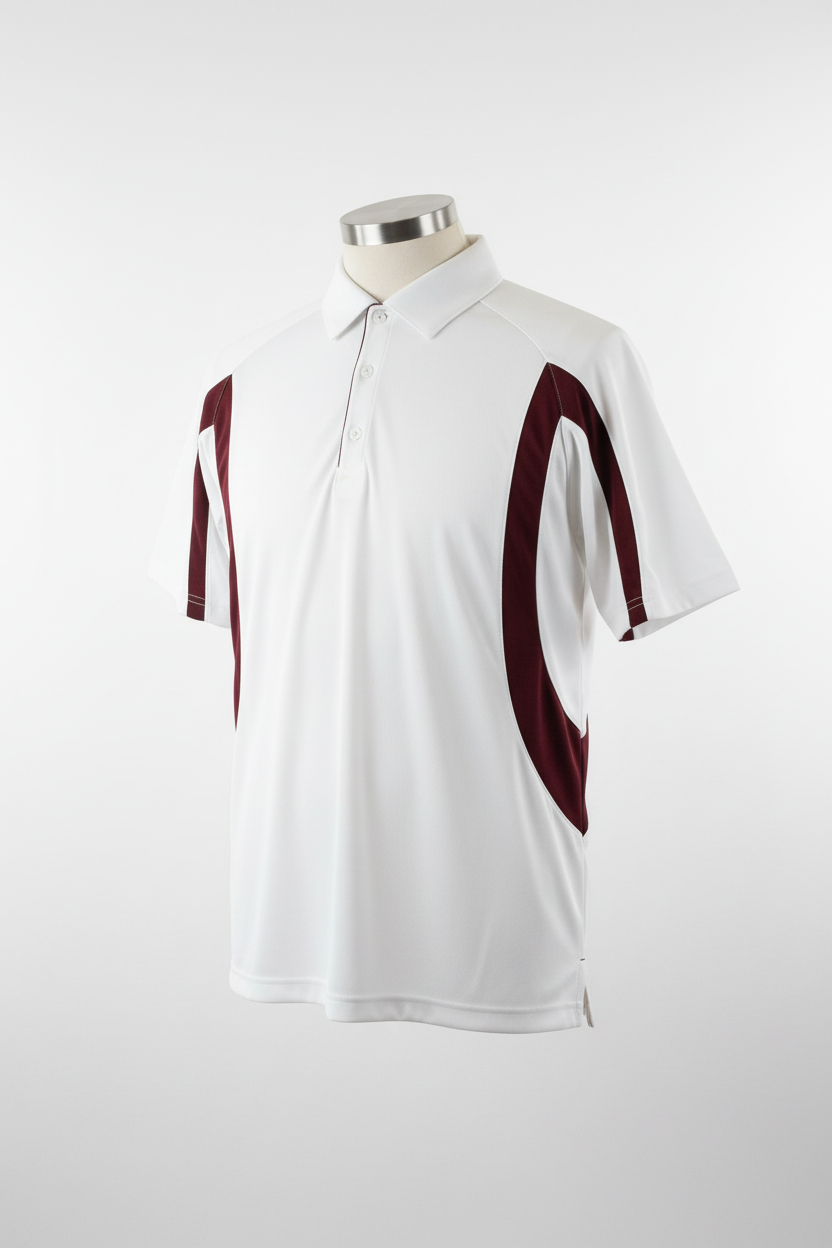 Men's Champion Mesh Insert Color Jersey Mesh Stripe polo shirt