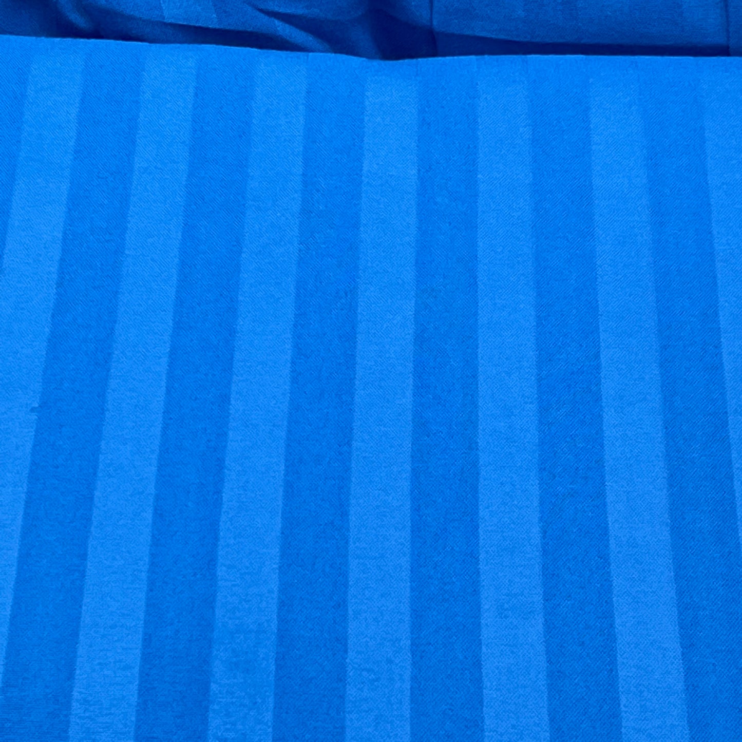 Luxury 6 piece Sheet Set Damask Stripe Soft 1800 Royal Blue FULL