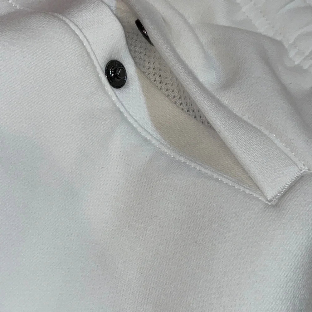 NEW Men's White Fleece Shorts Big Tall Men