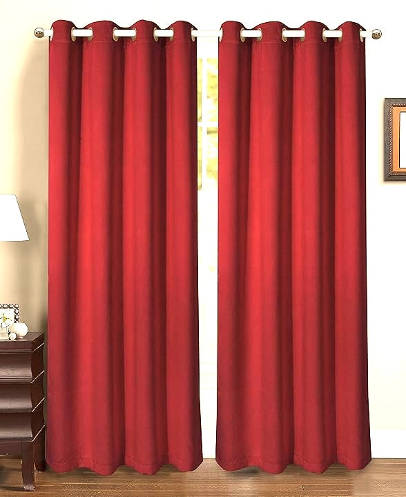 Christmas winter berries  Holiday Red Curtain 54 X 84