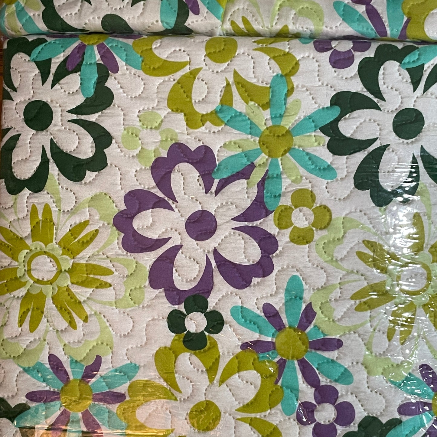 3 Piece Quilt Set REVERSIBLE Pattered Printed  Bedding Bed MONICA TWIN  Sizes