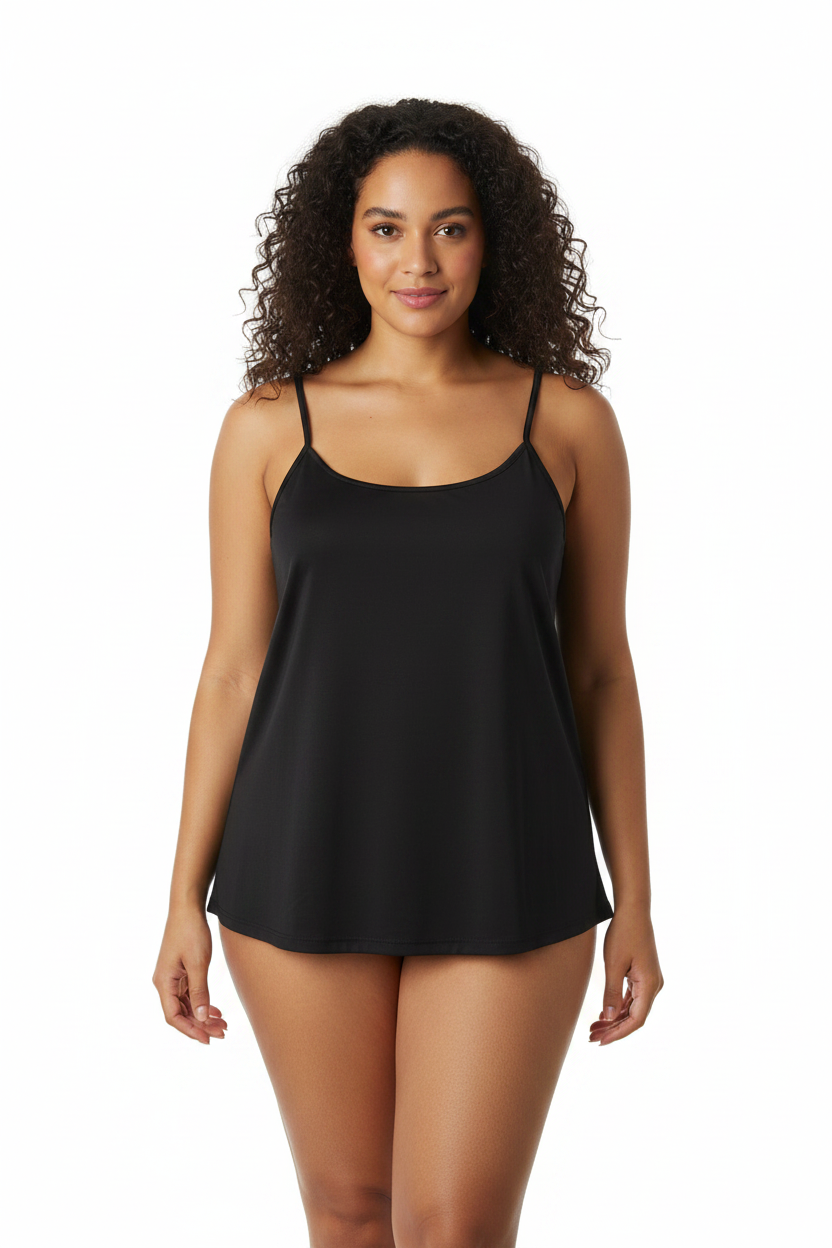 PLUS SIZE 2 piece Women's Alex Double Flutter Top Colorful
