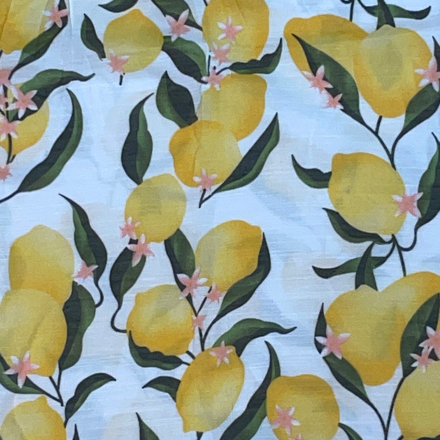 Women's PLUS  Lemon Button down Pocket Sleeveless  blouse Yellow