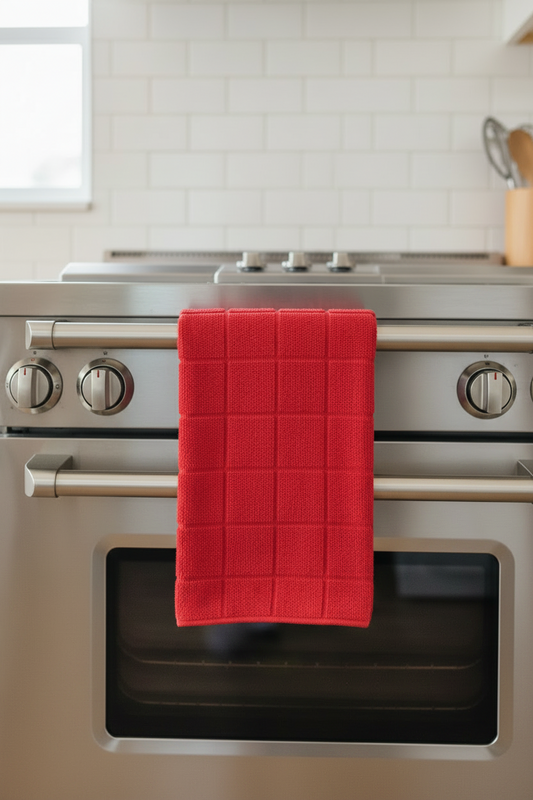 Kitchen Towels  long Towels 15 x 25 RED