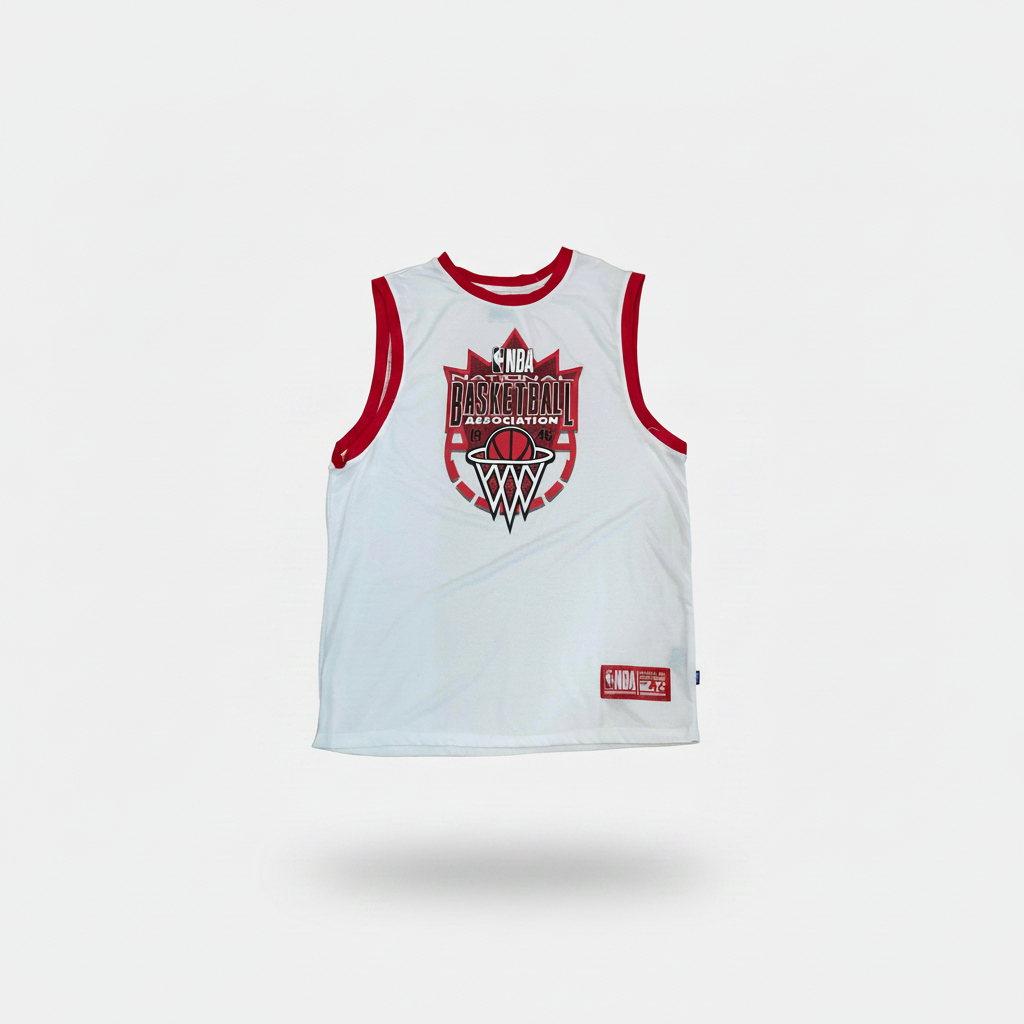 Men's NBA White Basketball Mosaic Tank Vest Jersey