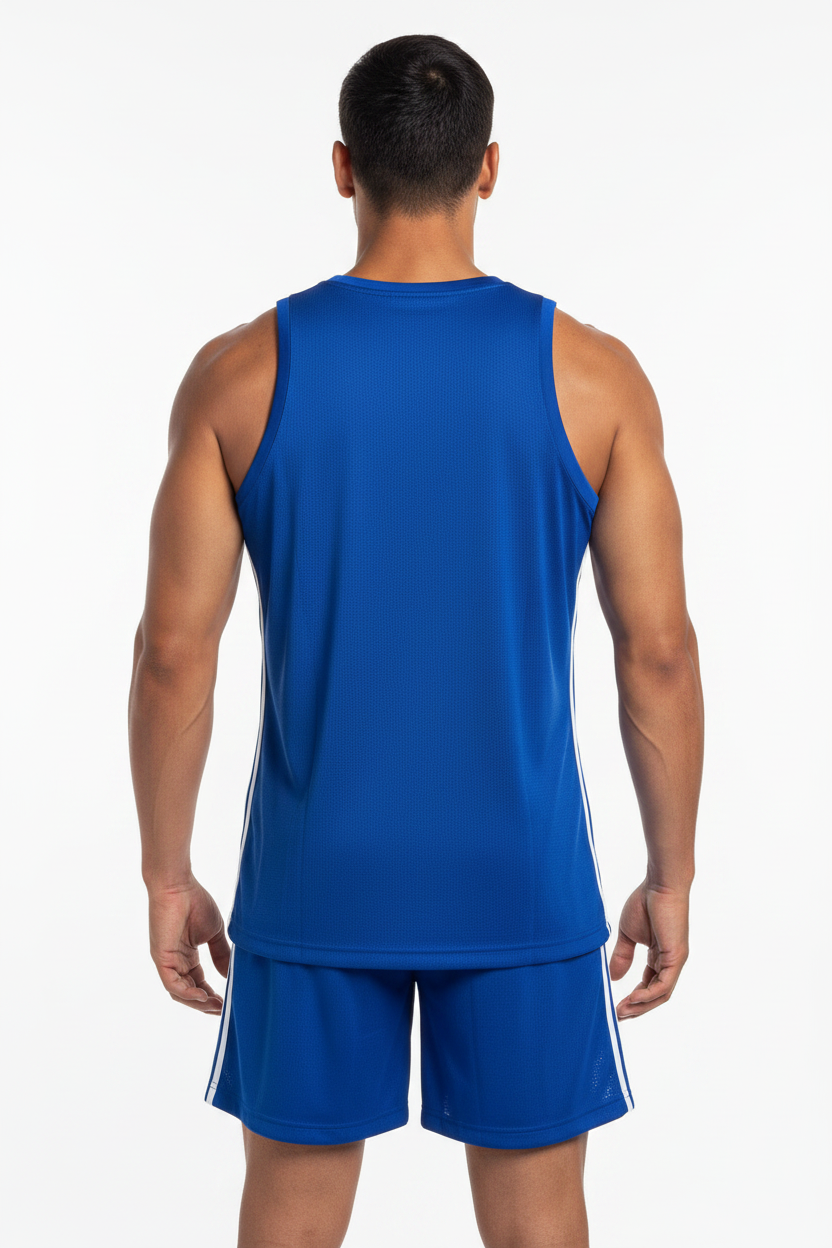 Men's ADIDAS Blue Mesh Tank Top Shirt