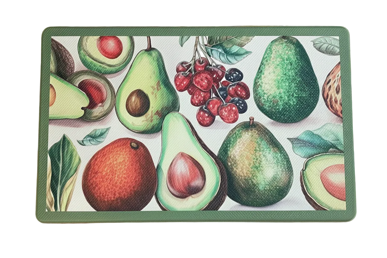 Kitchen Rug Mat  Oil & Slip Resistant/ Water Repellent 18 x 30 PEAR Green
