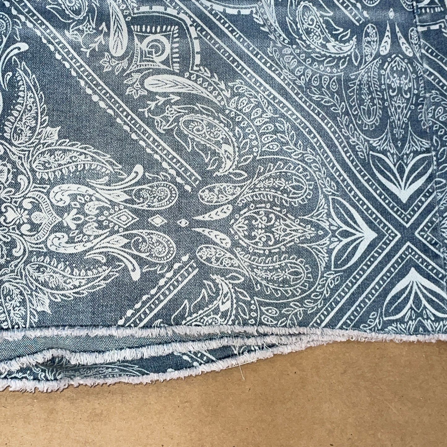 Women's PLUS Jessica Simpson High Rise Paisley Bandana Print Shorts