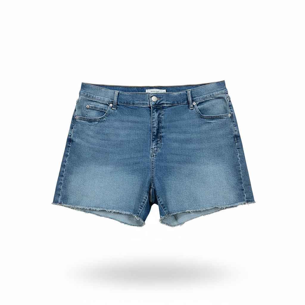 Women's PLUS Jessica Simpson High Rise Paisley Bandana Print Shorts