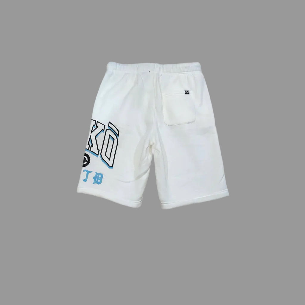 Men's Ecko Untld 10-Inch Powerblend Fleece Shorts WHITE