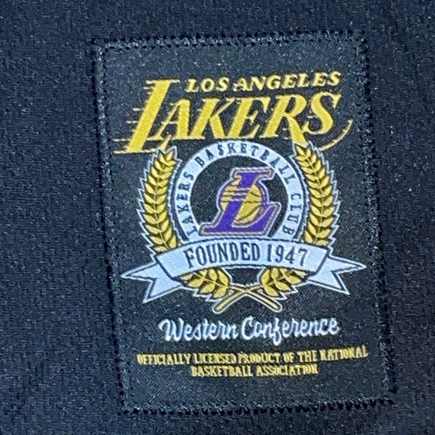 Men's NBA Official  LA Lakers Basketball Mosaic Tank Vest Jersey Black