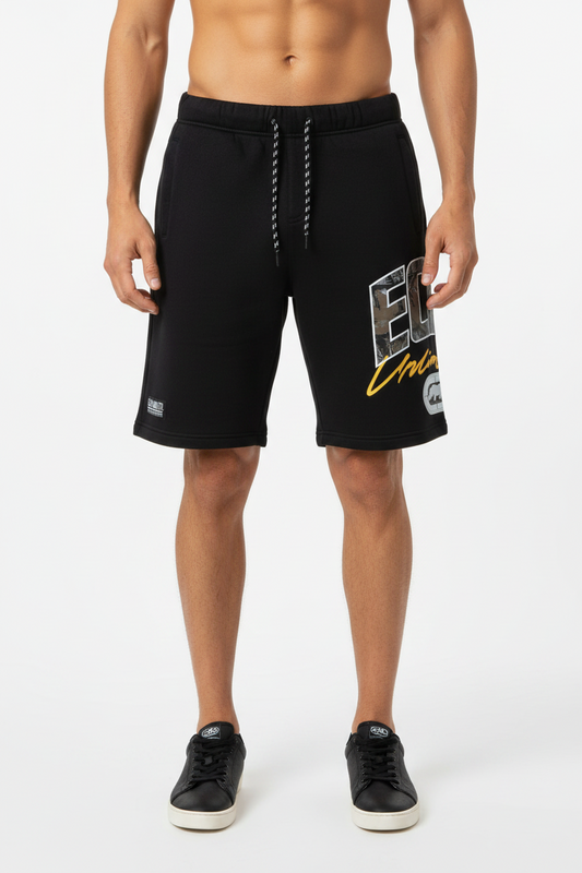 Men's Ecko Untld 10-Inch Powerblend Fleece Shorts BLACK