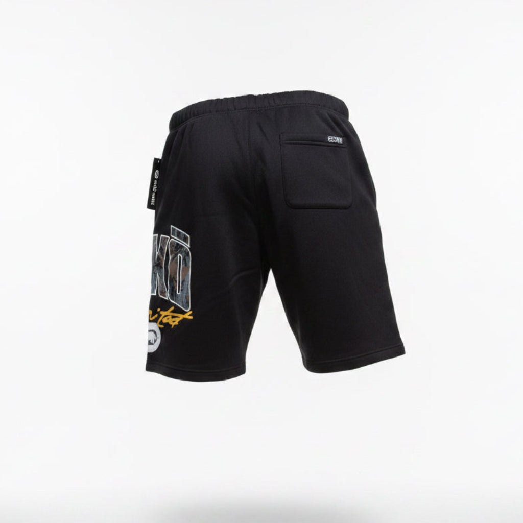 Men's Ecko Untld 10-Inch Powerblend Fleece Shorts BLACK