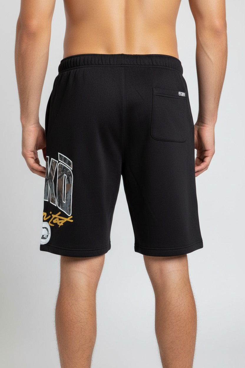 Men's Ecko Untld 10-Inch Powerblend Fleece Shorts BLACK