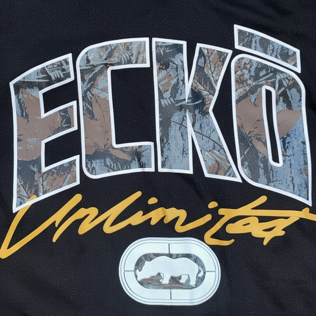 Men's Ecko Untld 10-Inch Powerblend Fleece Shorts BLACK
