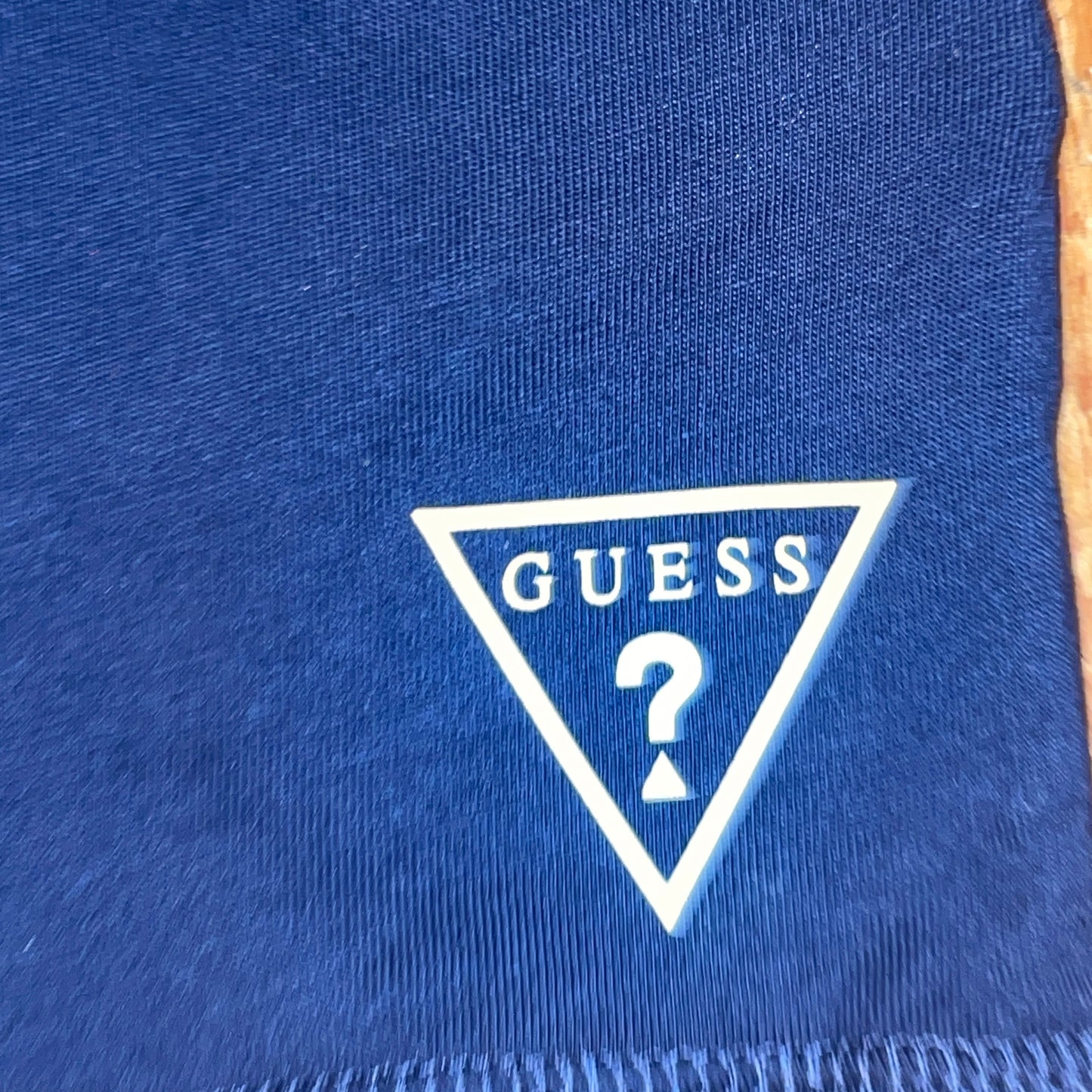 Men's GUESS Kirk Ringer  Embroidered Logo Tank Top NAVY BLUE