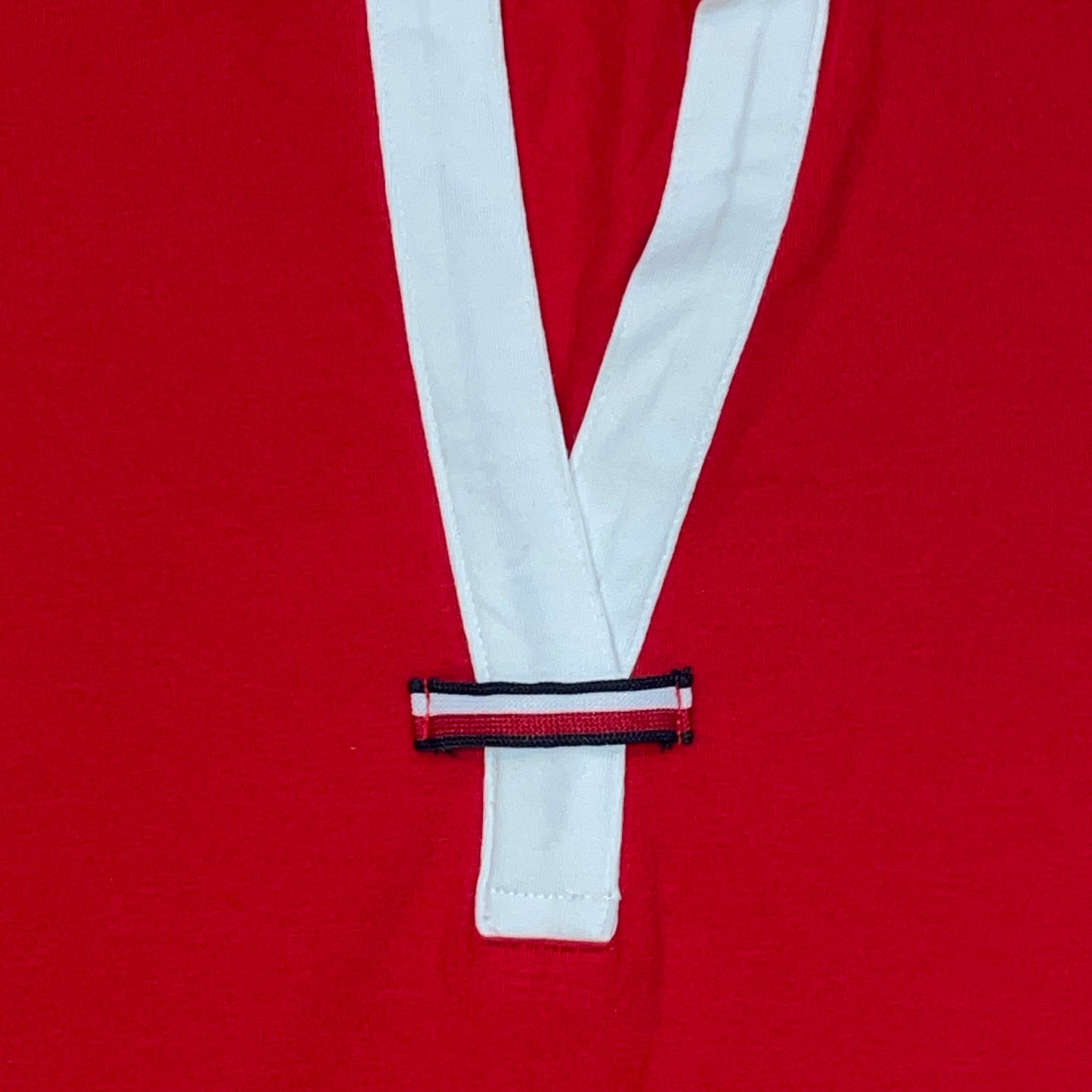 Women's Tommy Hilfiger Neck Chest Tag Logo short Polo Sleeve Shirt Dress