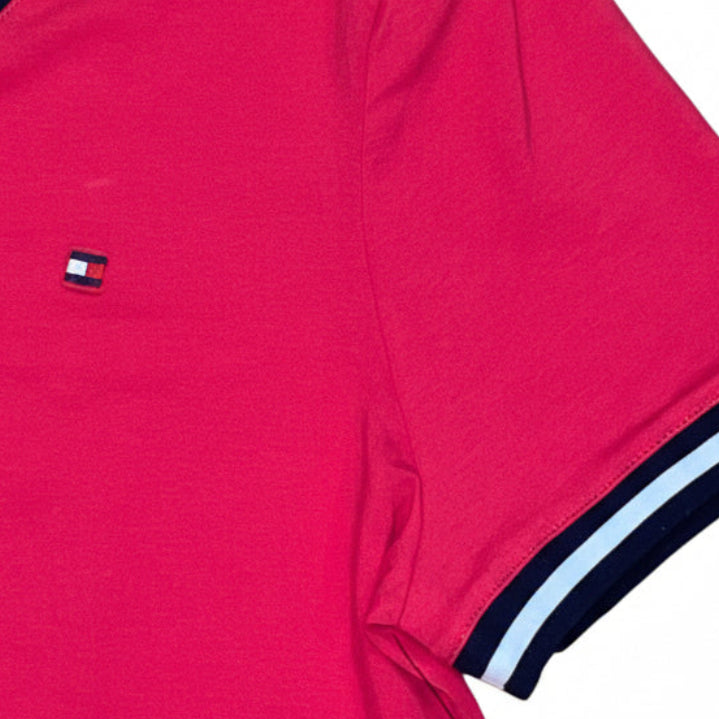 Women's Tommy Hilfiger Women's V neck logo  Polo short Sleeve Shirt Dress