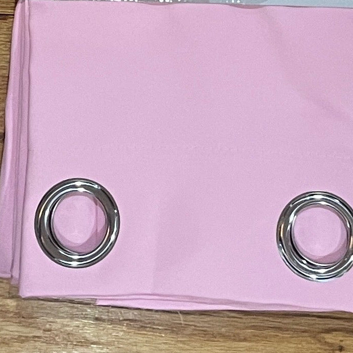 PEYTON LT PINK  Solid Black out  Grommet Panel