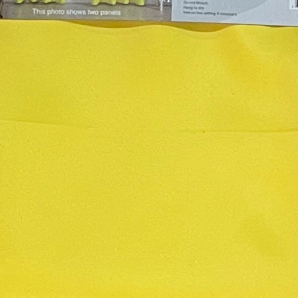 PEYTON YELLOW  Solid Black out  Grommet Panel