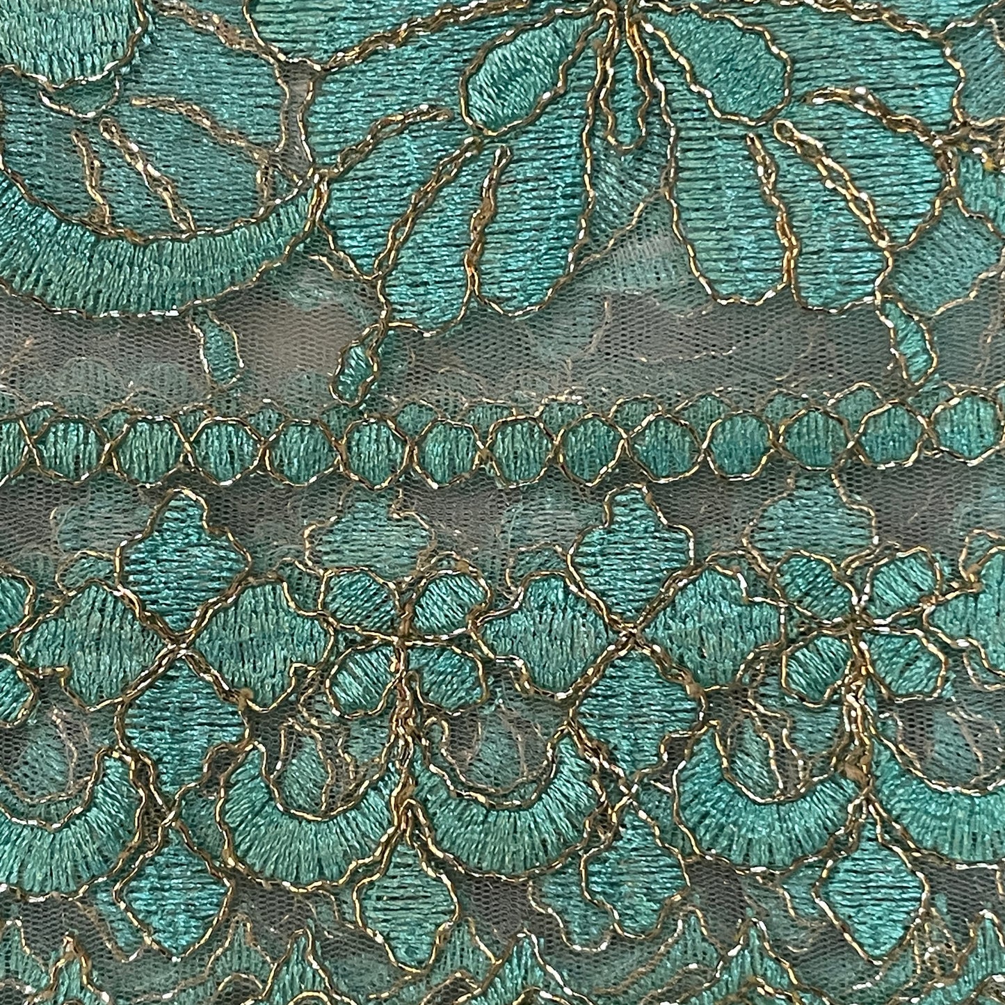 3 piece Kitchen curtain  Stitch  Stitch SAFFRON Aqua