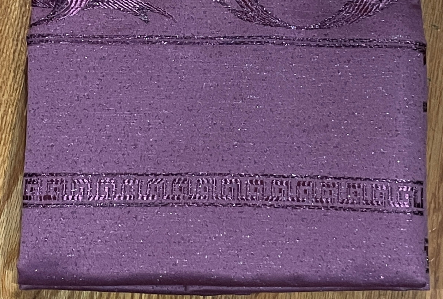 DANIELLE  Pattern Panel Curtain Grommet  Shimmer Patterned Purple