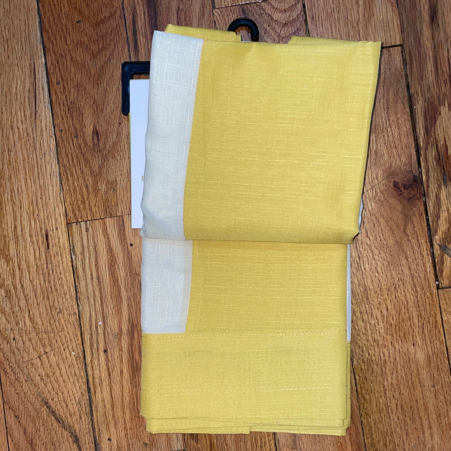 ILANA 3 piece Kitchen curtain Sunflower Embroidered  YELLOW