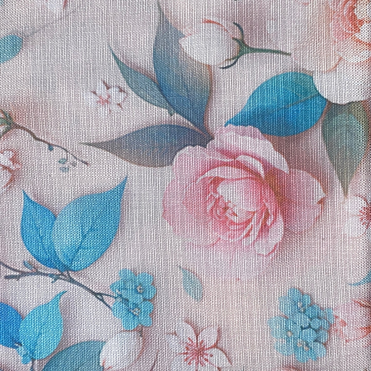 HEATHER BOTANICAL FLOWER PINK  Printed Grommet Panel Curtain