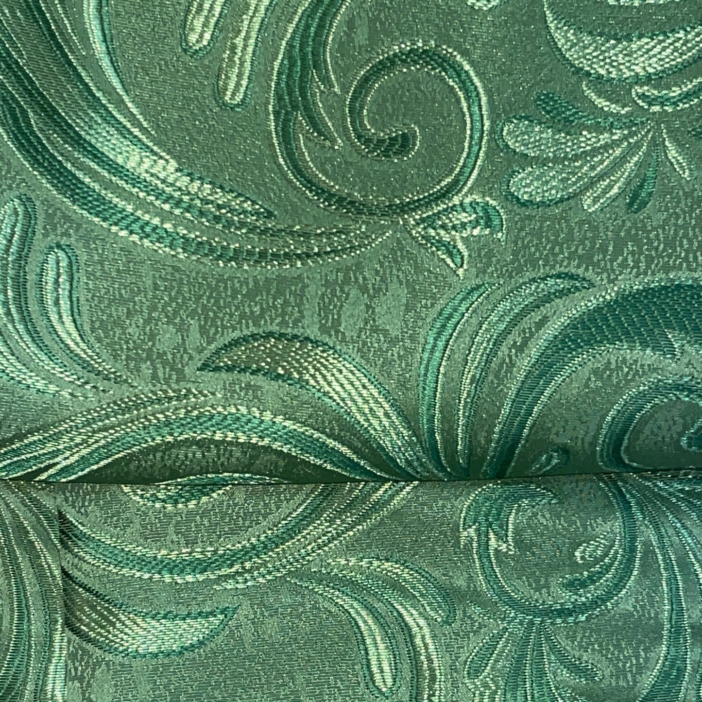 DANIELLE - Swirl  Grommet Panel Curtain BLACK OUT GREEN