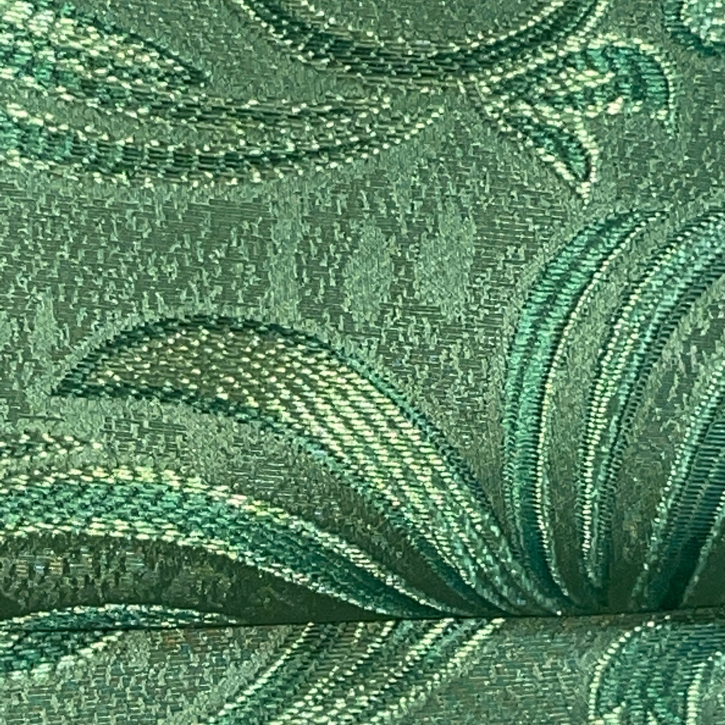DANIELLE - Swirl  Grommet Panel Curtain BLACK OUT GREEN